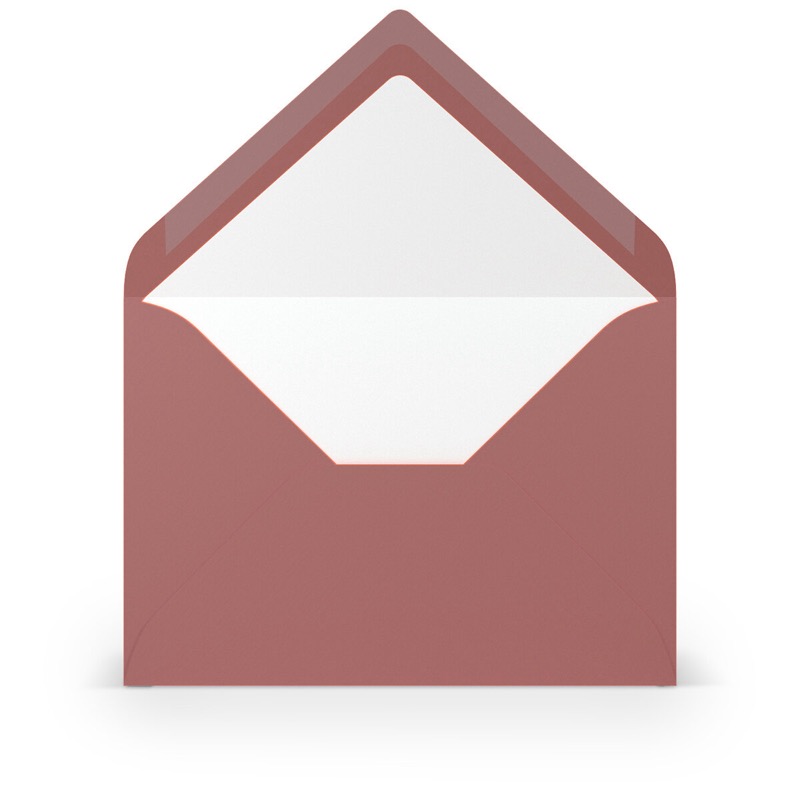 enveloppes colorées rose (hortensia) 125 x 176 mm (b6) | 100 g/qm côtelé (paperado) | sans fenêtre | fermeture gommée | rabat pointu | 100 pièces