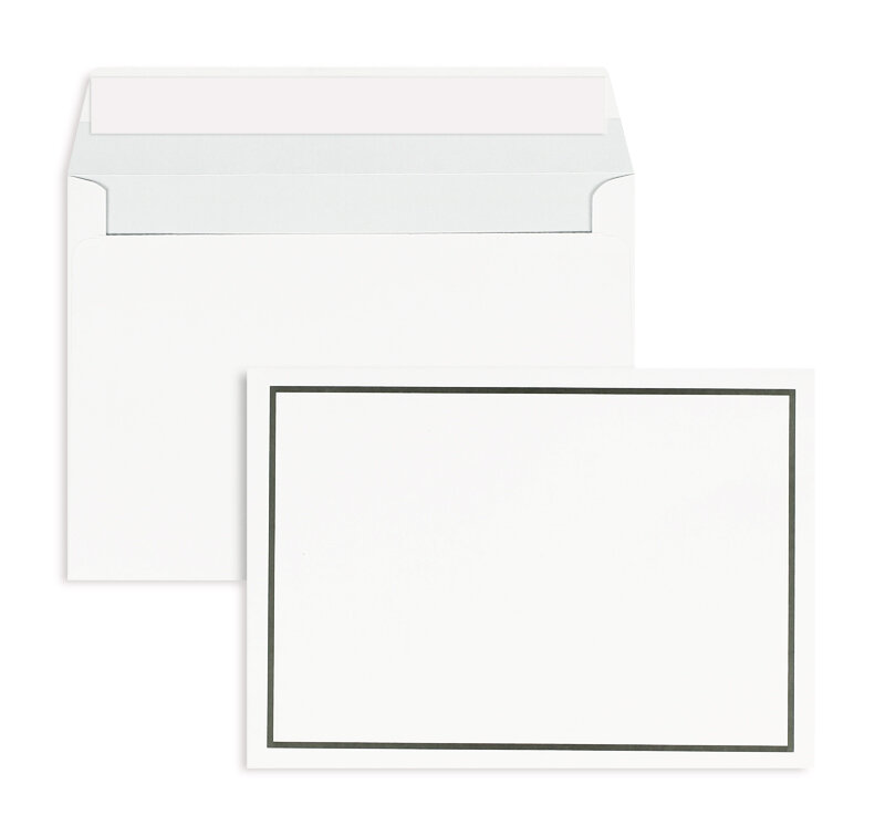 enveloppes de deuil blanc 125 x 176 mm (b6) | 120 g/qm offset | sans fenêtre | fermeture adhésive | rabat droit | 50 pièces