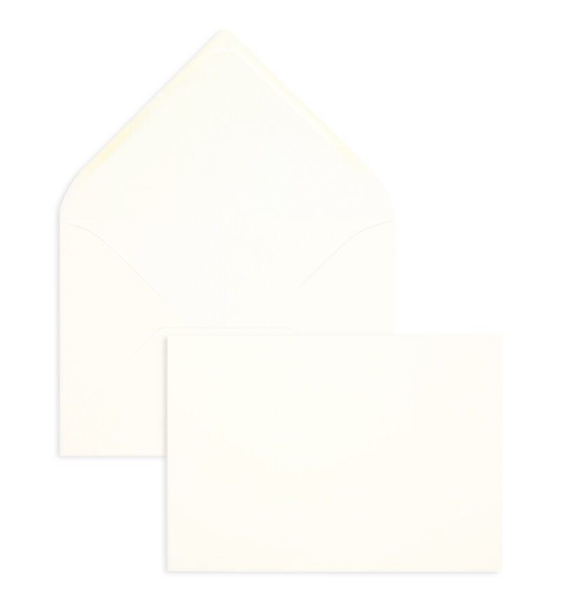 enveloppes blanc (blanc naturel) 229 x 324 mm (c4) | 120 g/m² coton | sans fenêtre | fermeture gommée | rabat pointu | 100 pièces