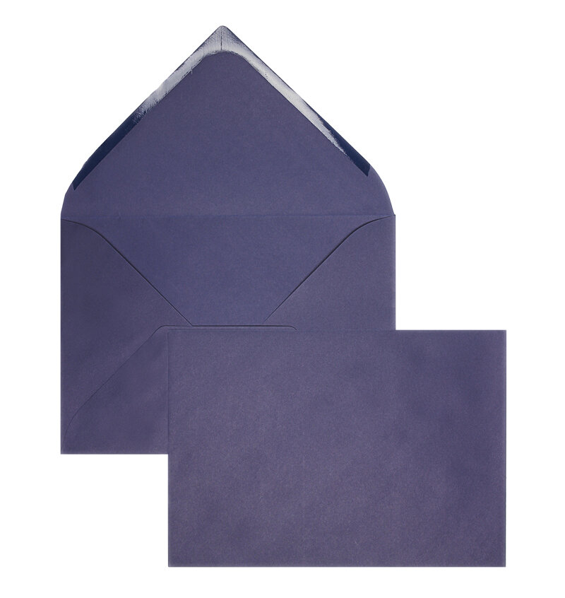 enveloppes colorées bleu (bleu foncé) 229 x 324 mm (c4) | 120 g/m² velin | sans fenêtre | fermeture gommée | rabat pointu | 100 pièces