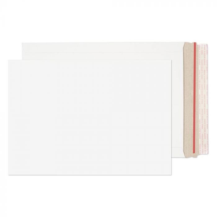 enveloppes en carton blanc 229 x 324 mm (c4) | 350 g/m² carton | sans fenêtre | sluiting | rabat droit | 100 pièces