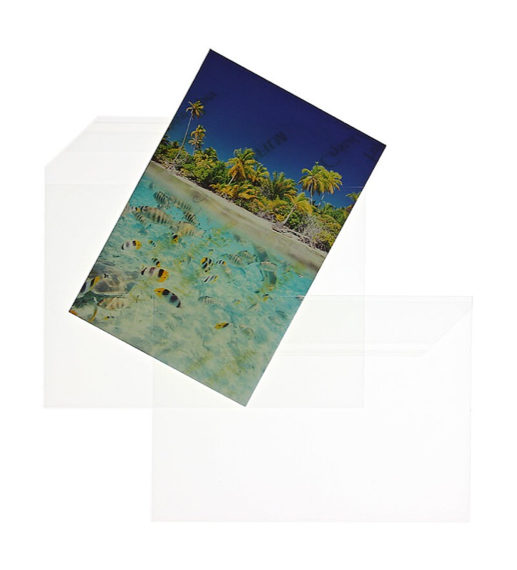 enveloppes transparentes de feuille plastique cristallin 229 x 324 mm (c4) | 100 my polypropylène | sans fenêtre | fermeture adhésive | rabat droit | 100 pièces