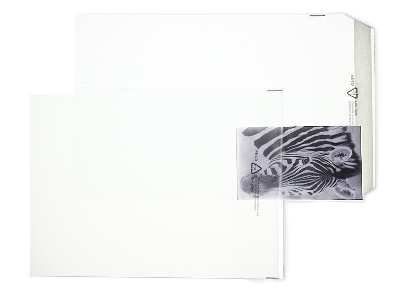 enveloppes transparentes de feuille plastique cristallin 229 x 324 mm (c4) | 50 my polyéthylène | sans fenêtre | fermeture adhésive | rabat droit | 1000 pièces