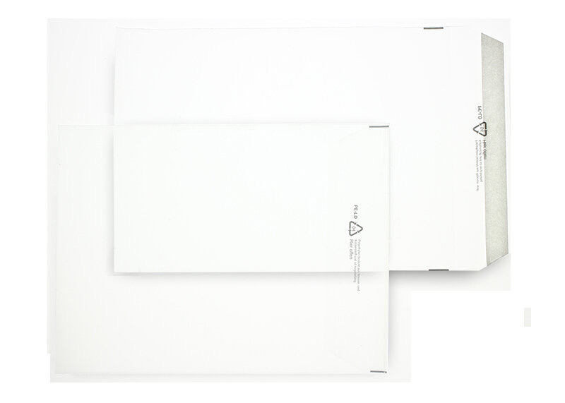 Enveloppes transparentes de feuille plastique Cristallin 229 x 324 mm (C4)