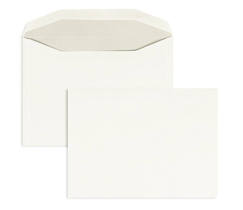 enveloppe de mise sous pli blanc 162 x 229 mm (c5) | 80 g/m² offset | sans fenêtre | fermeture gommée | rabat trapézoïdal | 500 pièces