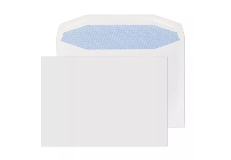 enveloppe de mise sous pli blanc 162 x 229 mm (c5) | 90 g/m² offset | sans fenêtre | fermeture gommée | rabat trapézoïdal | 500 pièces