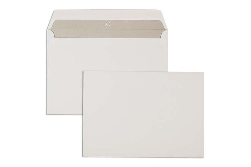 enveloppes blanc (blanc fin) 162 x 229 mm (c5) | 120 g/m² fine´s®nature | sans fenêtre | fermeture adhésive | rabat droit | 500 pièces