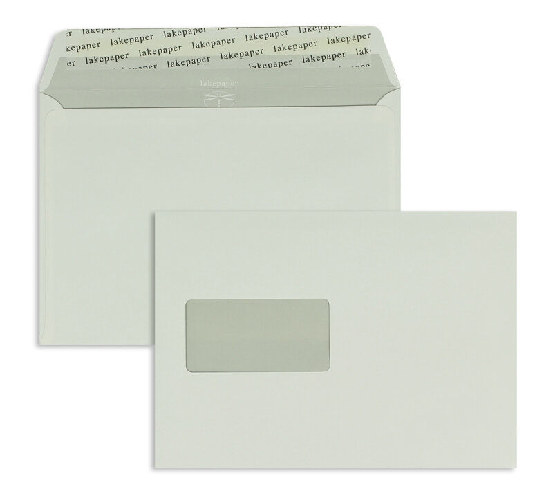 enveloppes colorées crème 162 x 229 mm (c5) | 135 g/m² mat | avec fenêtre | fermeture adhésive | rabat droit | 100 pièces