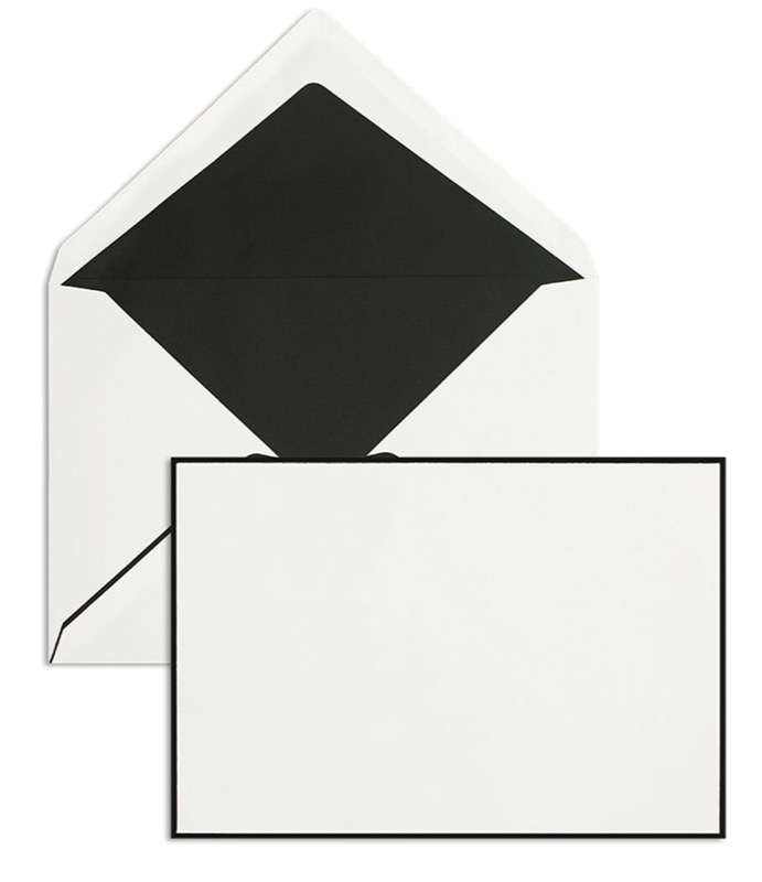enveloppes de deuil blanc 162 x 229 mm (c5) | 100 g/m² mat | sans fenêtre | fermeture gommée | rabat pointu | 100 pièces
