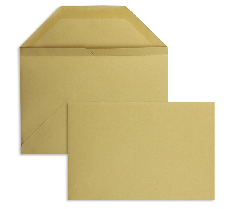 enveloppes de valeur colorées marron 162 x 229 mm (c5) | 130 g/m² natron | sans fenêtre | fermeture gommée | rabat trapézoïdal | 250 pièces