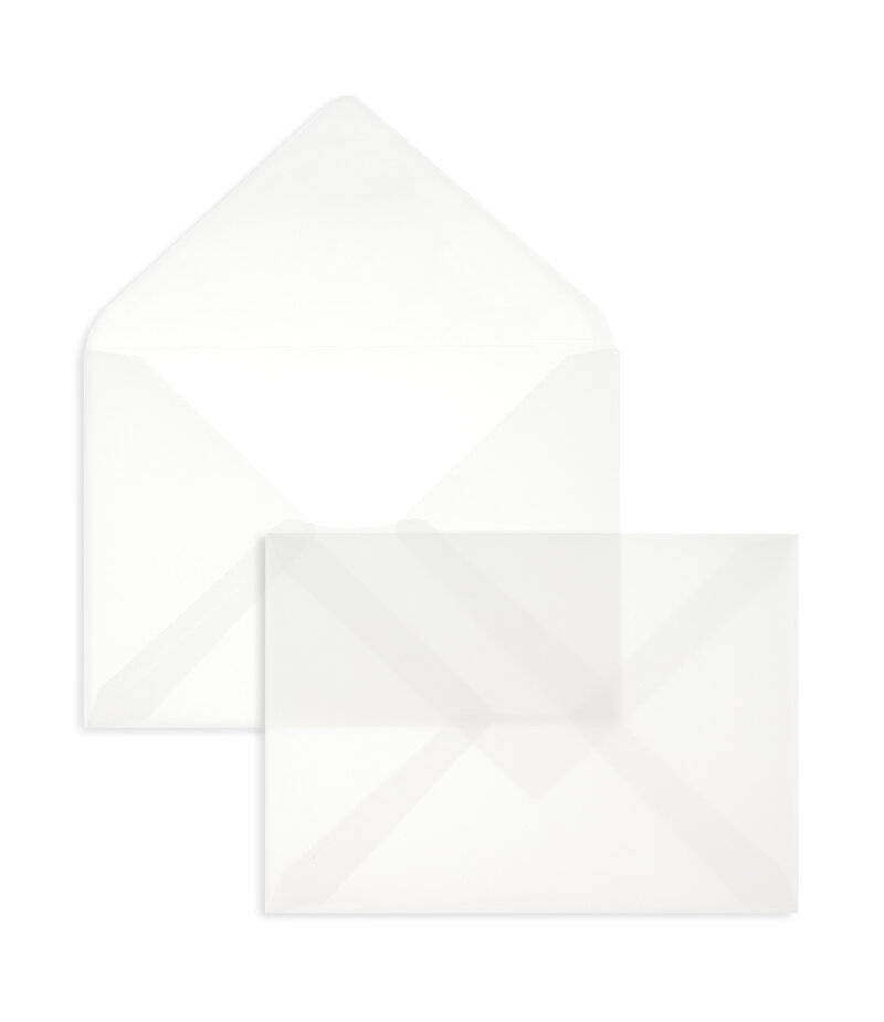 Enveloppes transparentes Blanc (Transparent blanc) 162 x 229 mm (C5)