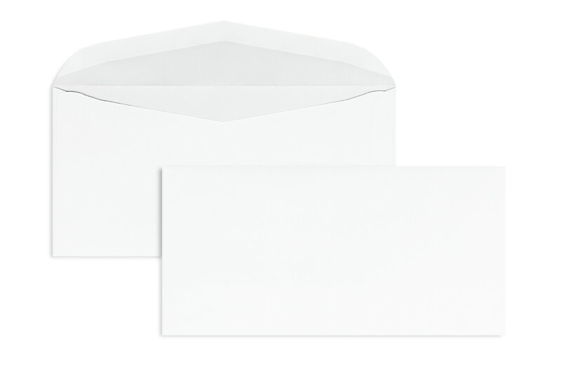 enveloppe de mise sous pli blanc 114 x 229 mm (c6/5) | 120 g/m² offset | sans fenêtre | fermeture gommée | rabat arrondi | 500 pièces
