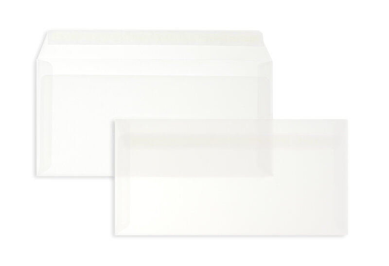 Enveloppes transparentes Blanc (Transparent blanc) 114 x 229 mm (C6/5)