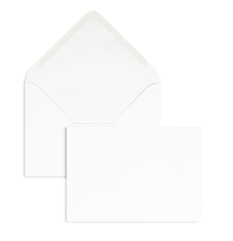enveloppes blanc 114 x 162 mm (c6) | 100 g/m² martelé | sans fenêtre | fermeture gommée | rabat pointu | 100 pièces