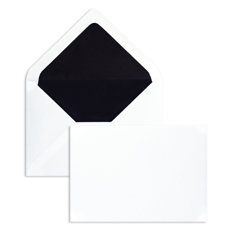 enveloppes blanc 114 x 162 mm (c6) | 135 g/m² velin | sans fenêtre | fermeture gommée | rabat pointu | 100 pièces