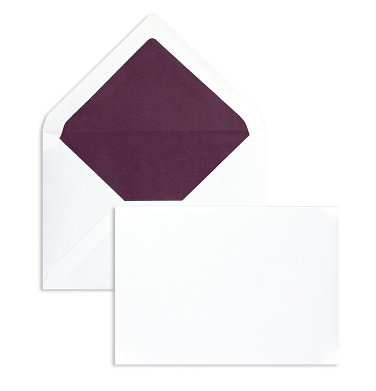 enveloppes blanc 114 x 162 mm (c6) | 135 g/m² velin | sans fenêtre | fermeture gommée | rabat pointu | 100 pièces
