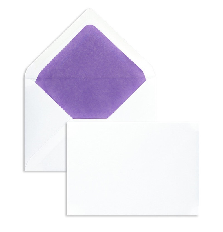 enveloppes blanc 114 x 162 mm (c6) | 135 g/m² velin | sans fenêtre | fermeture gommée | rabat pointu | 100 pièces