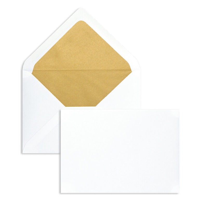 enveloppes blanc 114 x 162 mm (c6) | 135 g/m² velin | sans fenêtre | fermeture gommée | rabat pointu | 100 pièces