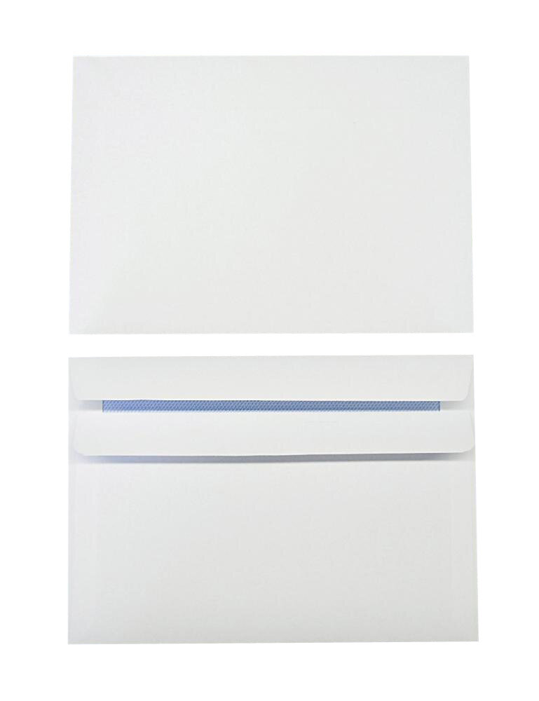 enveloppes blanc 114 x 162 mm (c6) | 90 g/m² offset | sans fenêtre | fermeture autocollante | rabat droit | 1000 pièces