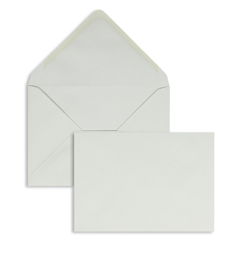 enveloppes blanc 114 x 162 mm (c6) | 95 g/m² recycling | sans fenêtre | fermeture gommée | rabat pointu | 100 pièces