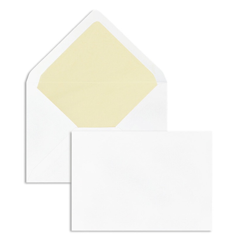 enveloppes blanc (blanc naturel) 114 x 162 mm (c6) | 100 g/m² côtelé | sans fenêtre | fermeture gommée | rabat pointu | 100 pièces