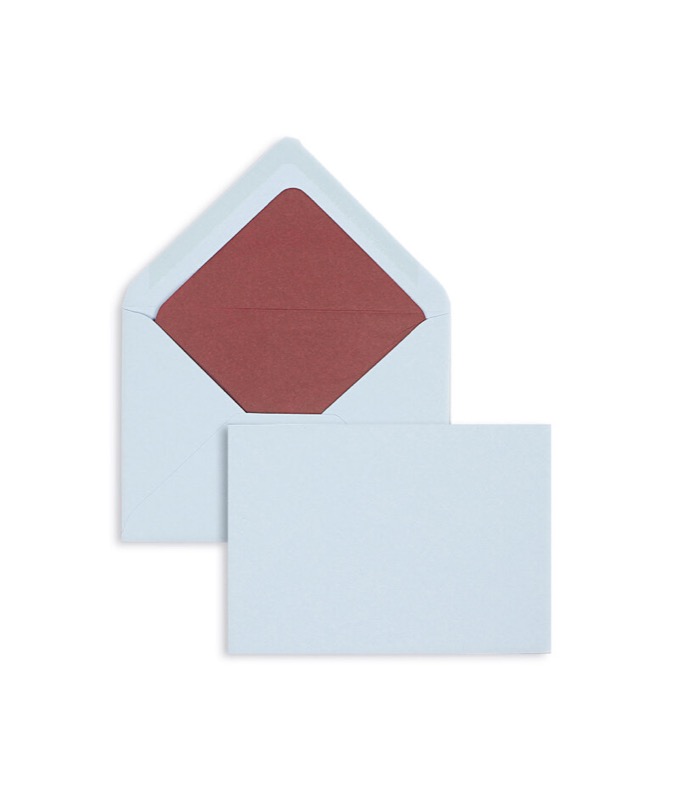 enveloppes colorées bleu 114 x 162 mm (c6) | 100 g/m² côtelé | sans fenêtre | fermeture gommée | rabat pointu | 100 pièces