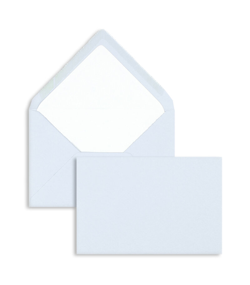 enveloppes colorées bleu 114 x 162 mm (c6) | 100 g/m² côtelé | sans fenêtre | fermeture gommée | rabat pointu | 100 pièces