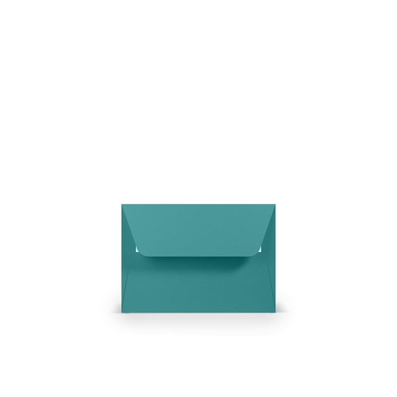 enveloppes colorées bleu (ocean) 114 x 162 mm (c6) | 100 g/qm côtelé (paperado) | sans fenêtre | fermeture adhésive | rabat droit | 100 pièces