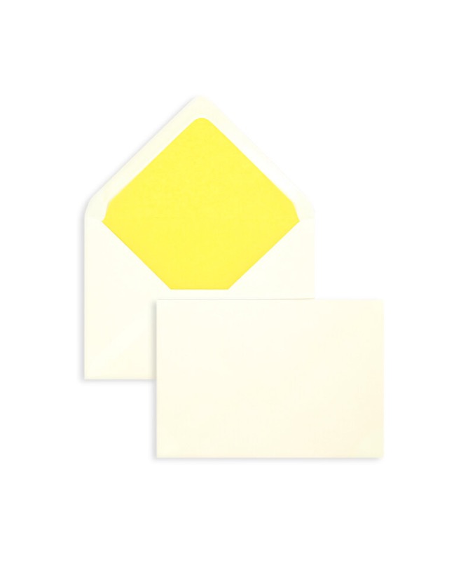 enveloppes colorées crème 114 x 162 mm (c6) | 120 g/m² velin | sans fenêtre | fermeture gommée | rabat pointu | 100 pièces