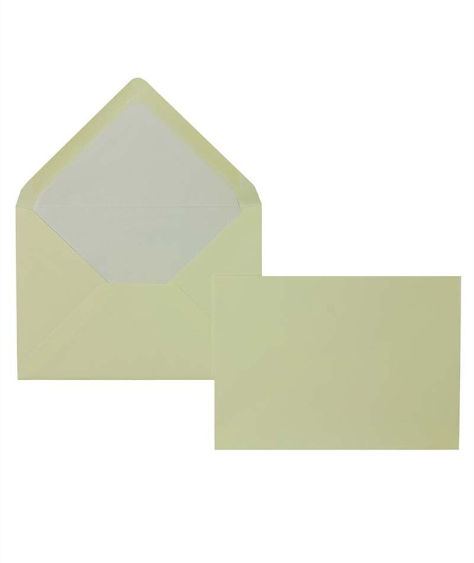 enveloppes colorées crème 114 x 162 mm (c6) | 120 g/m² velin | sans fenêtre | fermeture gommée | rabat pointu | 100 pièces