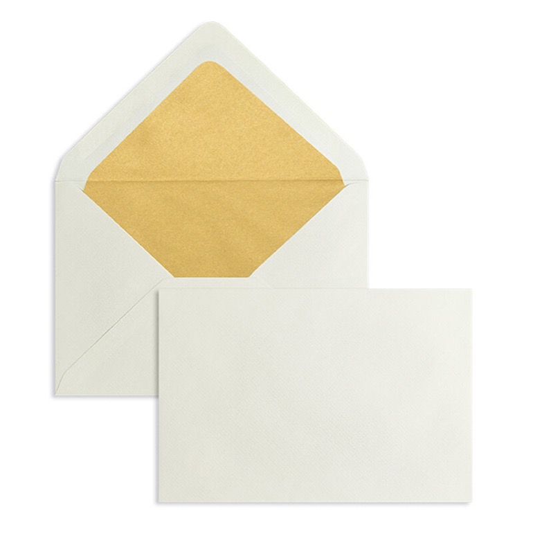 enveloppes colorées crème (blanc crème) 114 x 162 mm (c6) | 100 g/m² côtelé | sans fenêtre | fermeture gommée | rabat pointu | 100 pièces