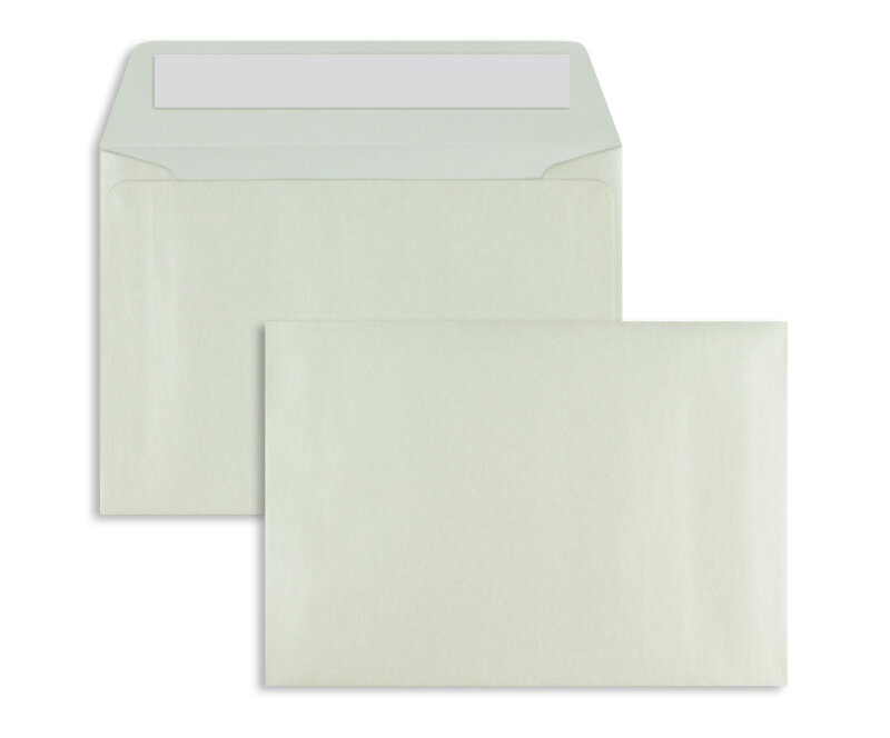 enveloppes colorées crème (coquille d'oeuf brillant) 114 x 162 mm (c6) | 100 g/m² offset | sans fenêtre | fermeture adhésive | rabat droit | 100 pièces