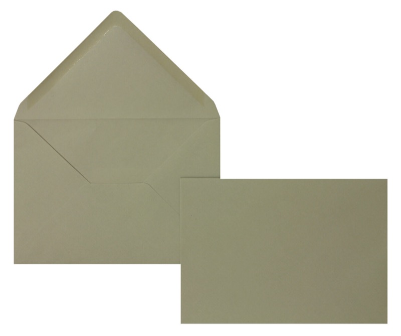 enveloppes colorées gris 114 x 162 mm (c6) | 100 g/m² côtelé | sans fenêtre | fermeture gommée | rabat pointu | 100 pièces