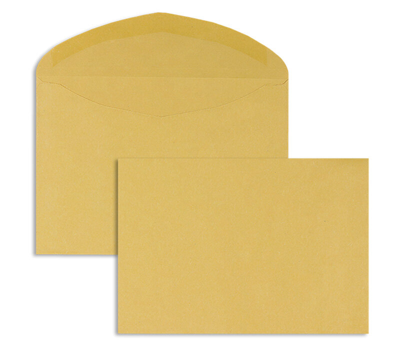 enveloppes colorées jaune (jaune intense) 114 x 162 mm (c6) | 80 g/m² recycling | sans fenêtre | fermeture gommée | rabat arrondi | 1000 pièces