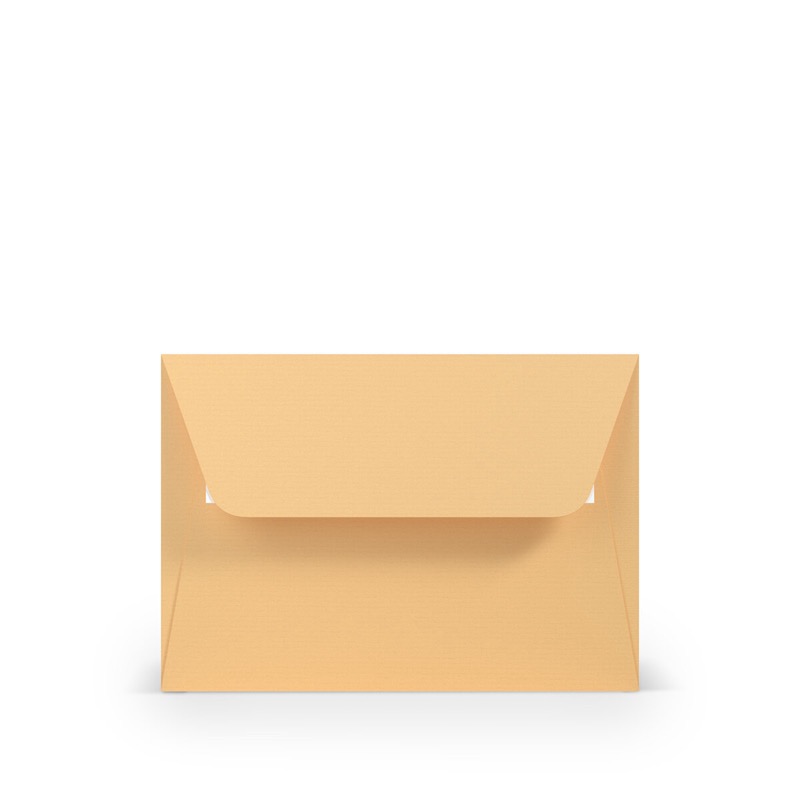 enveloppes colorées jaune (jaune melon) 114 x 162 mm (c6) | 100 g/m² côtelé (paperado) | sans fenêtre | fermeture adhésive | rabat droit | 100 pièces