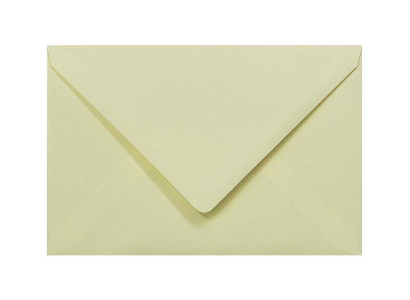 Enveloppes Jaune (Jaune pastel) 114 x 162 mm (C6)