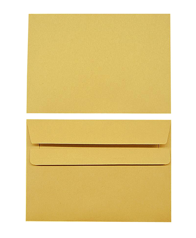 enveloppes colorées marron 114 x 162 mm (c6) | 80 g/m² natron | sans fenêtre | fermeture autocollante | rabat droit | 1000 pièces