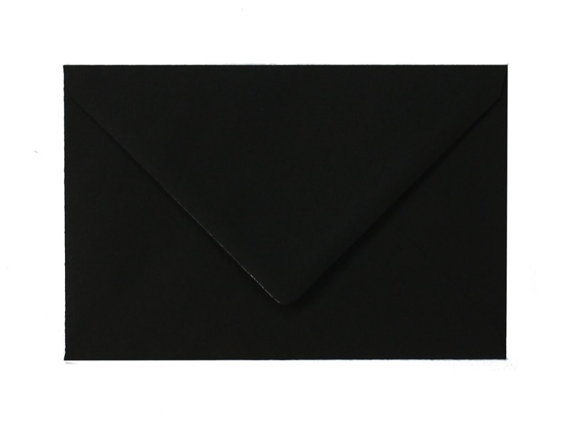Enveloppes Noir 114 x 162 mm (C6)