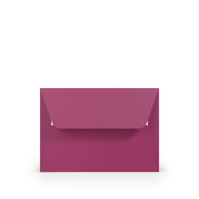 enveloppes colorées violet (amarena) 114 x 162 mm (c6) | 100 g/m² côtelé (paperado) | sans fenêtre | fermeture adhésive | rabat droit | 100 pièces