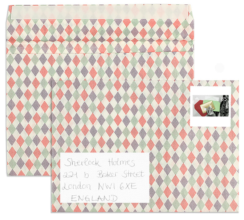 Enveloppes textiles Multicolore 114 x 162 mm (C6)