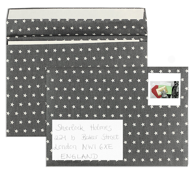 Enveloppes textiles Multicolore 114 x 162 mm (C6)