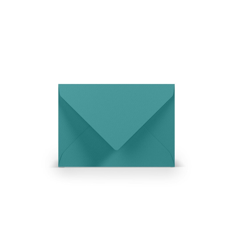 enveloppes colorées bleu (ocean) 81 x 114 mm (c7) | 100 g/qm côtelé (paperado) | sans fenêtre | fermeture gommée | rabat pointu | 100 pièces