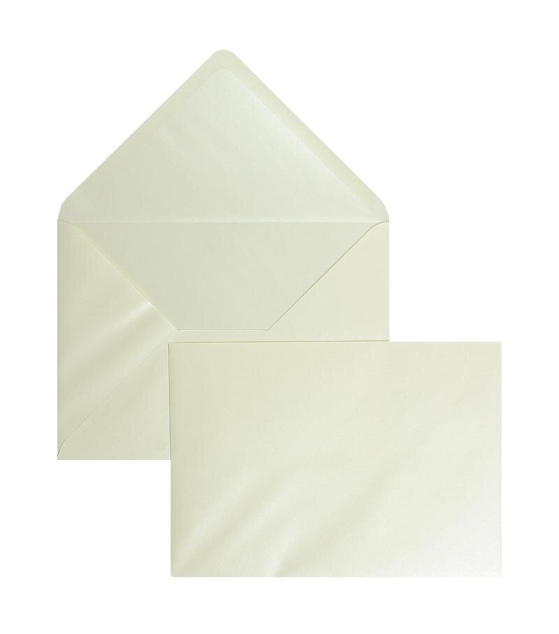 enveloppes colorées crème (éclairage aux bougies) 81 x 114 mm (c7) | 100 g/m² lisse | sans fenêtre | fermeture gommée | rabat pointu | 100 pièces