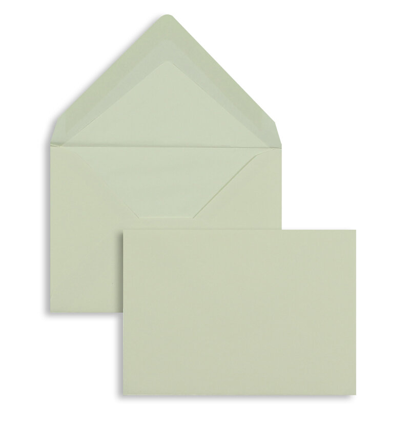 enveloppes colorées crème (ivoire clair) 81 x 114 mm (c7) | 100 g/m² côtelé (paperado) | sans fenêtre | fermeture gommée | rabat pointu | 100 pièces