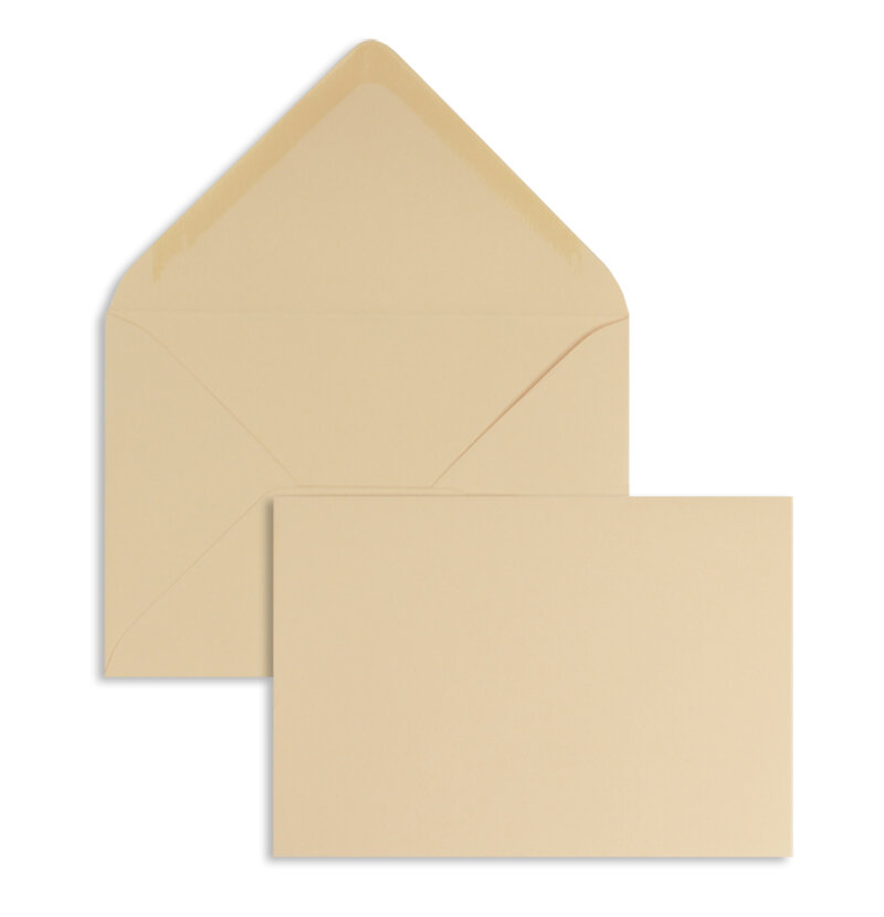 enveloppes colorées orange (corail) 81 x 114 mm (c7) | 120 g/m² offset | sans fenêtre | fermeture gommée | rabat pointu | 100 pièces