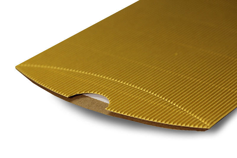 Boîtes cadeau oreiller Doré 162 x 229 x 30 mm