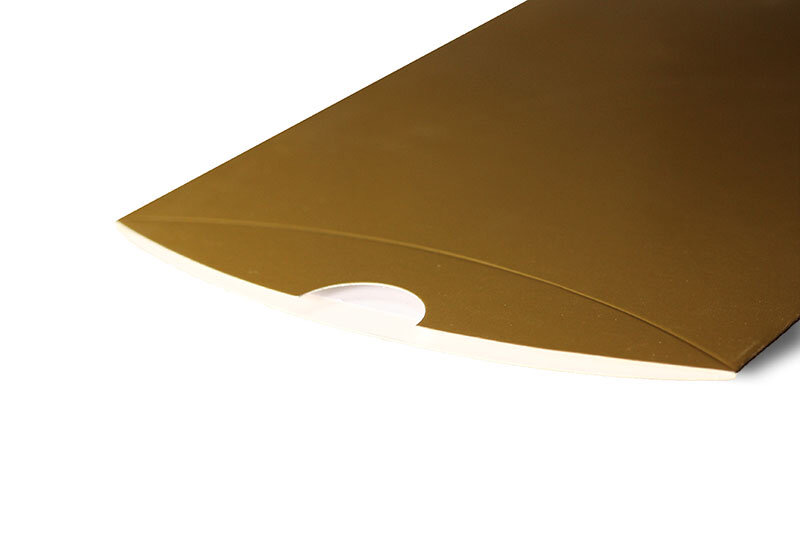 Boîtes cadeau oreiller Doré 162 x 229 x 35 mm