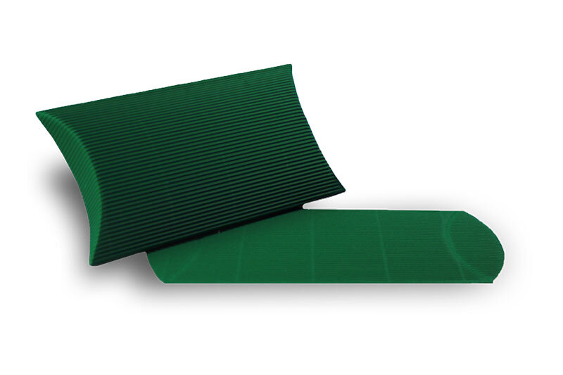 boîtes cadeau oreiller colorées vert 162 x 229 x 30 mm c5 | 240 g/qm carton ondulé | sans fenêtre | fermeture adhésive | rabat droit | 25 pièces