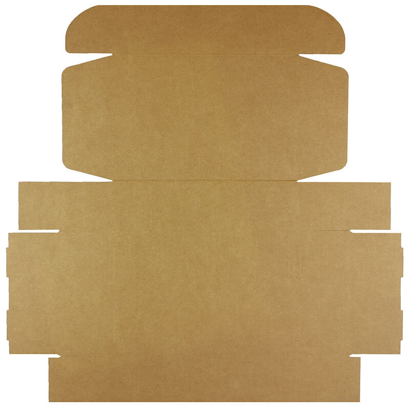 Cartons pliants Marron (Blanc nature) 180 x 265 x 70 mm