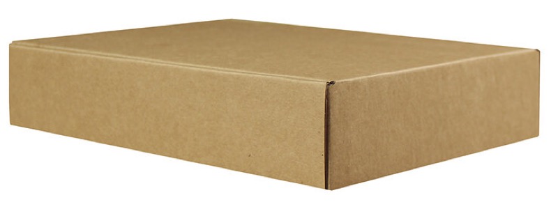 Cartons pliants Marron (Blanc nature) 215 x 155 x 45 mm